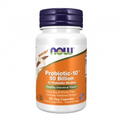 NOW FOODS Probiotic-10, 50 Billion, 50 vcaps