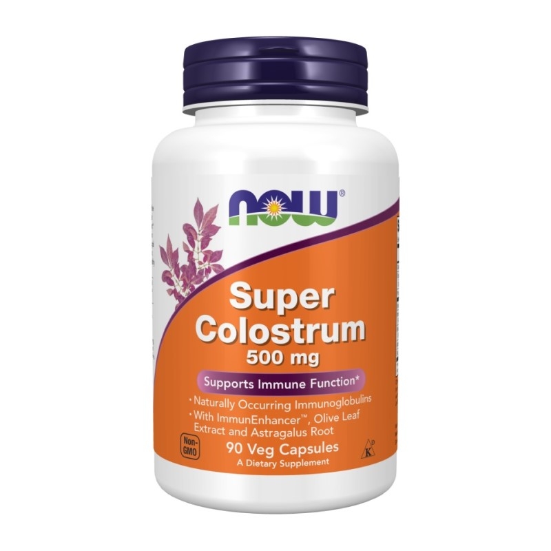 NOW FOODS Super Colostrum 500 mg 90 veg caps.
