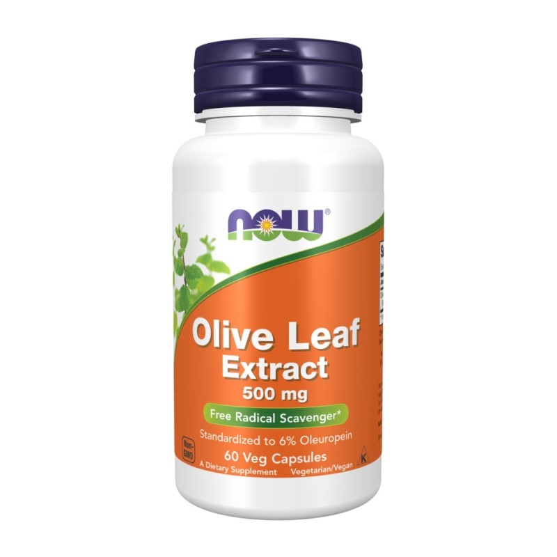 NOW FOODS Olive Leaf Extract 500mg 60 vcaps.