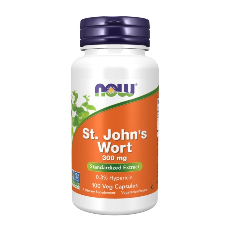 NOW FOODS St. Johns Wort 300mg 100 vcaps.