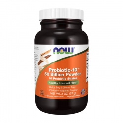 NOW FOODS Probiotic-10 50 Billion Powder 57 g