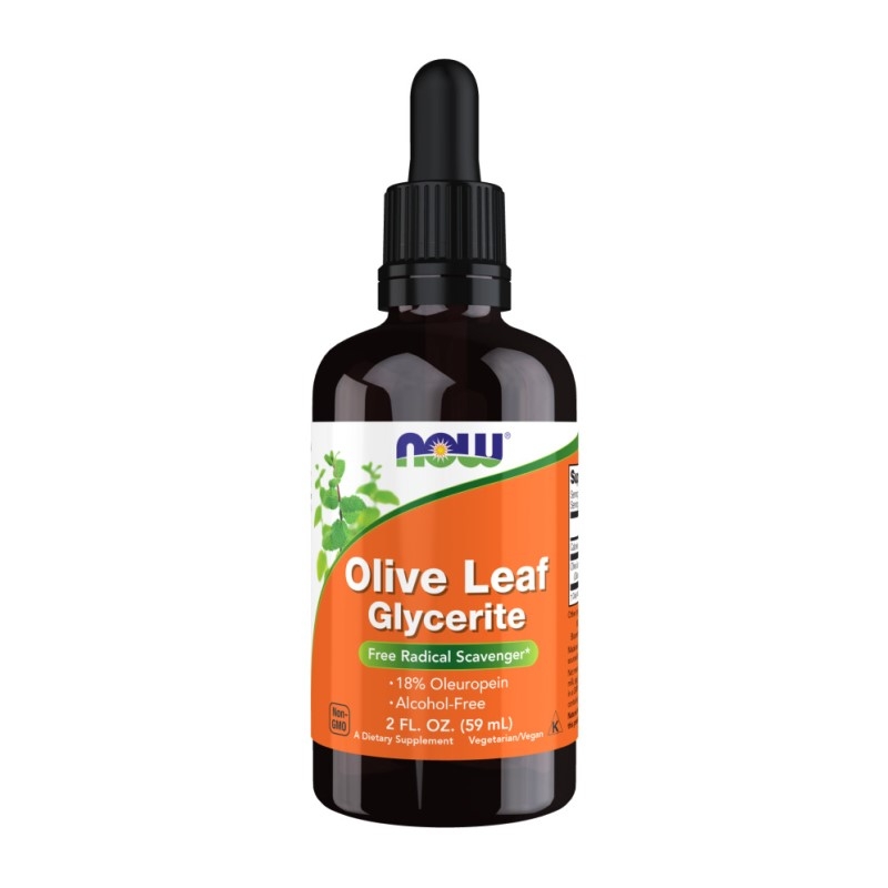 NOW FOODS Olive Leaf Glycerite 60 ml