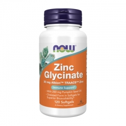 NOW FOODS Zinc Glycinate 120 gels.