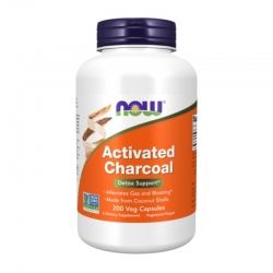 NOW FOODS Activated Charcoal 200 vcaps.