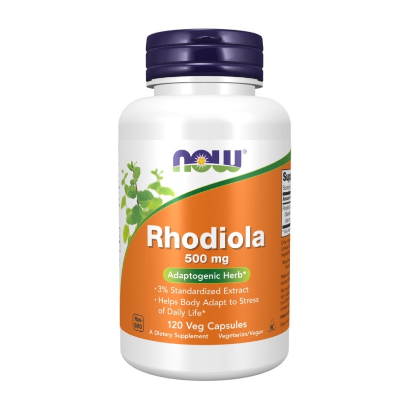 NOW FOODS Rhodiola 500mg 120 vcaps.