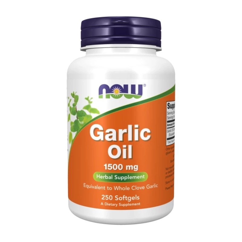 NOW FOODS Garlic Oil 1500mg 250 gels.