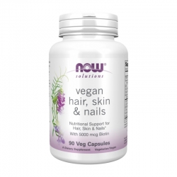 NOW FOODS Vegan Hair,Skin & Nails 90 veg caps