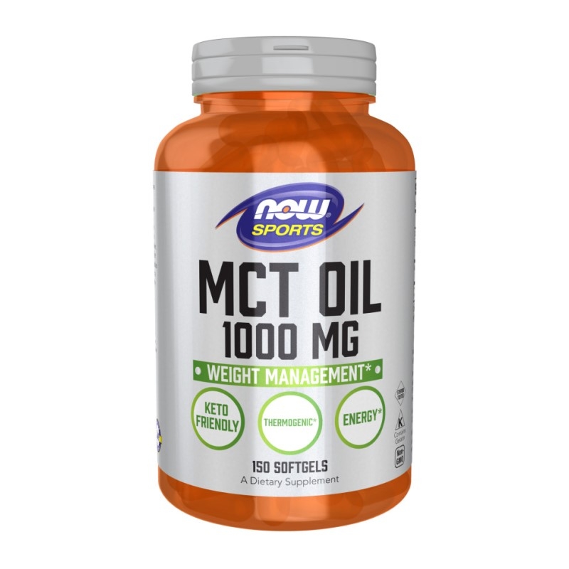 NOW FOODS MCT Oil 1000 mg 150 softgels