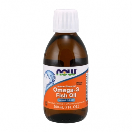NOW FOODS Omega-3 Fish Oil Liquid 200 ml