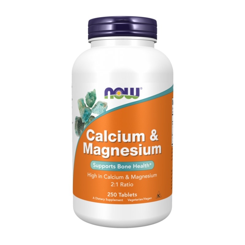 NOW FOODS Calcium & Magnesium 250 tabs.