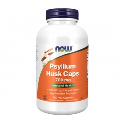 NOW FOODS Psyllium Husk Apple Pectin 700 mg 360 veg caps.