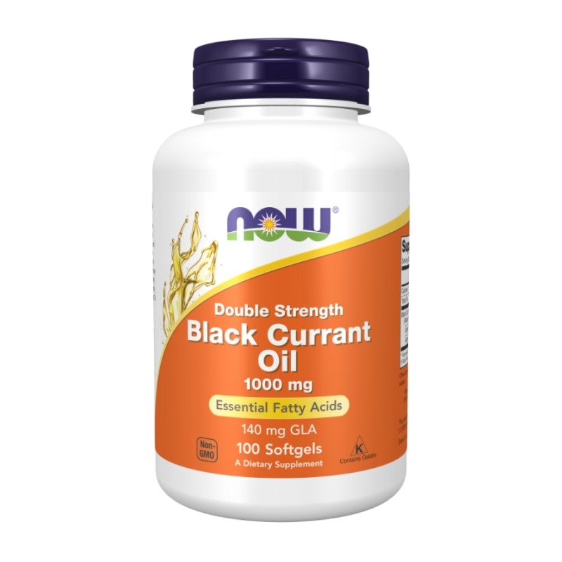 NOW FOODS Black Currant Oil 1000 mg 100 softgels