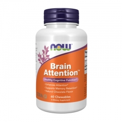 NOW FOODS Brain Attention 60 chewables.
