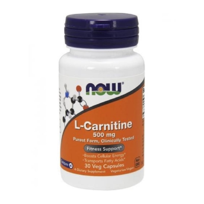 NOW FOODS L-Carnitine 500 mg 30 caps.