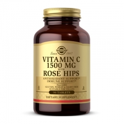SOLGAR Witamina C 1500 mg Rose Hips 90 tabs.