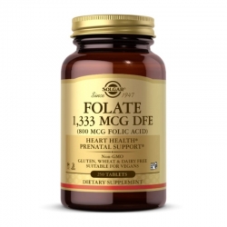 SOLGAR Folian 1333 mcg DFE (800 mcg Folic Acid) 250 tabs.