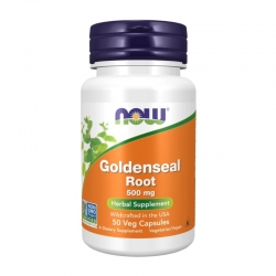 NOW FOODS Goldenseal Root 500 mg 50 veg caps.