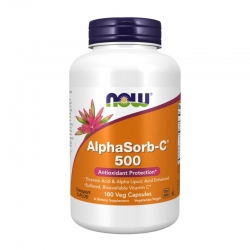 NOW FOODS AlphaSorb-C 500 mg 180 veg caps.