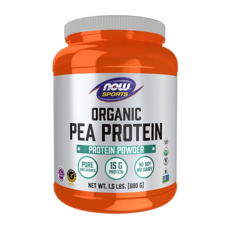 NOW FOODS Pea Protein Organic Neutral 680g