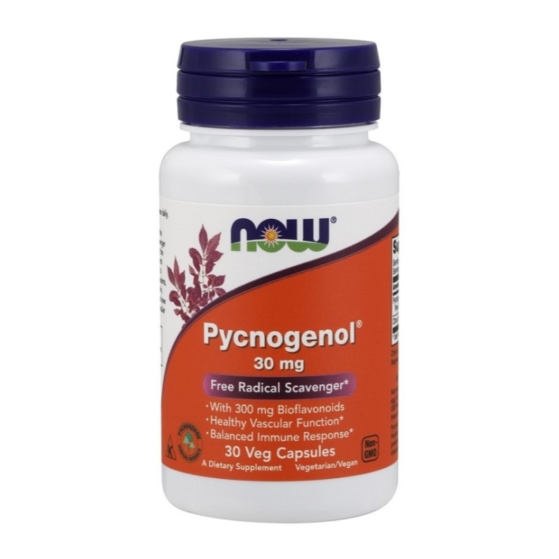 NOW FOODS Pycnogenol 30 mg 30 veg caps.