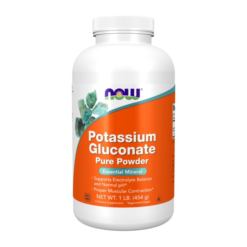 NOW FOODS Potassium Gluconate 454 g