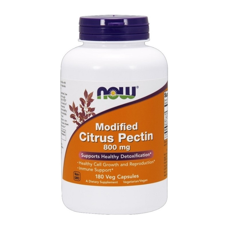 NOW FOODS Modified Citrus Pectin 800 mg 180 vcaps.