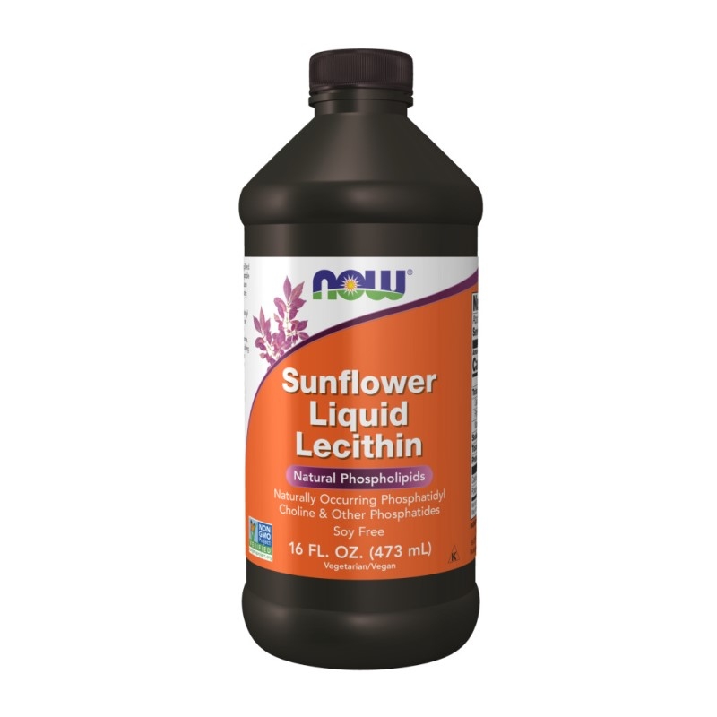 NOW FOODS Sunflower Lecithin Liquid 473 ml