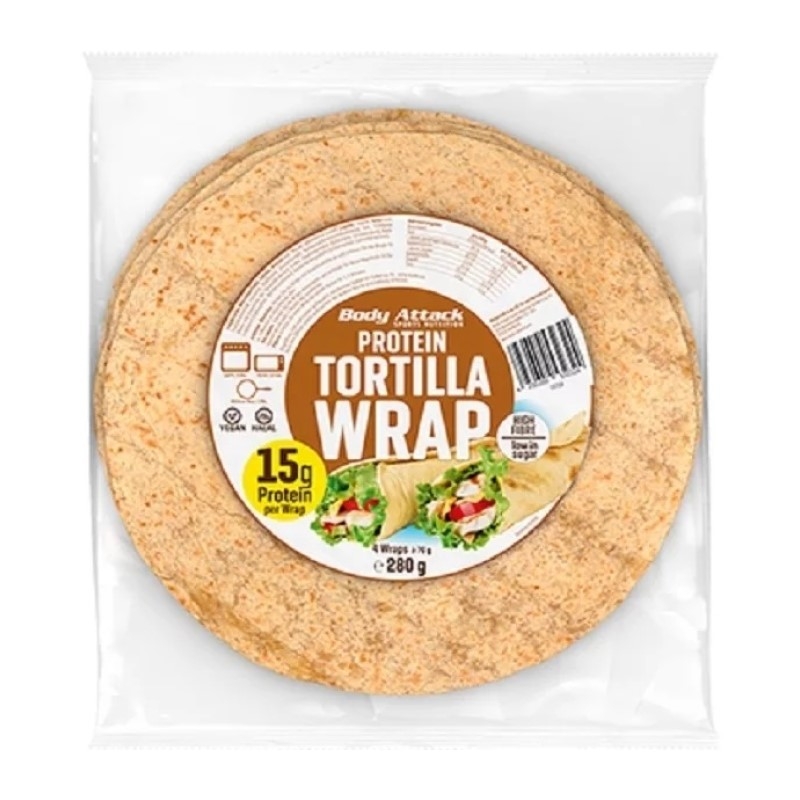 BODY ATTACK Protein Tortilla Wraps 280 g