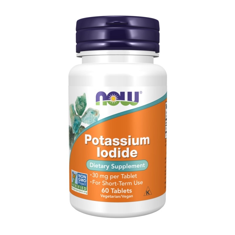 NOW FOODS Potassium Iodide 30mg 60 tabl.