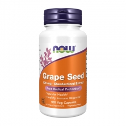 NOW FOODS Grape Seed 100 mg 100 veg caps.