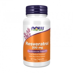NOW FOODS Resveratrol with Red Wine Ext. 60caps