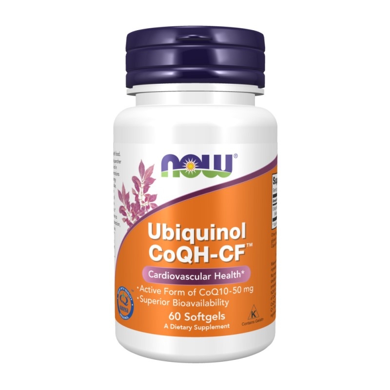 NOW FOODS Ubiquinol CoQH-CF 60 gels.