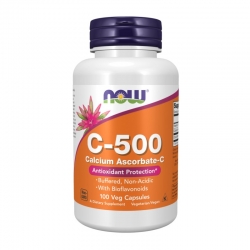 NOW FOODS Vit.C-500 Calcium Ascorbate 100caps