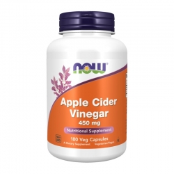 NOW FOODS Apple Cider Vinegar 450 mg 180 kaps.
