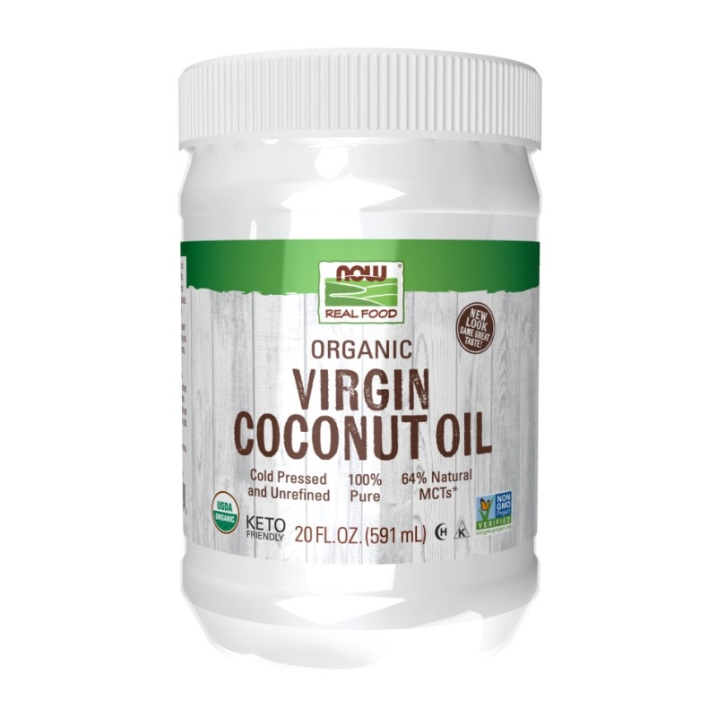 NOW FOODS Virgin Coconut Oil Organic 591 ml.