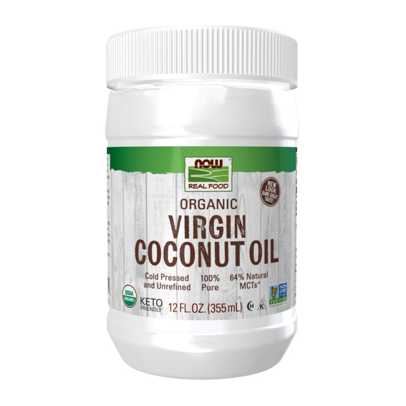 NOW FOODS Virgin Coconut Oil Organic 355 ml.