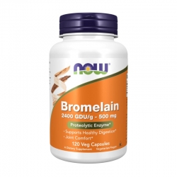 NOW FOODS Bromelain 500mg 120 vcaps.