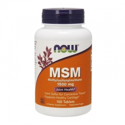 NOW FOODS MSM 1500 mg 100 tablets