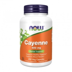 NOW FOODS Cayenne 500 mg 250 veg caps.