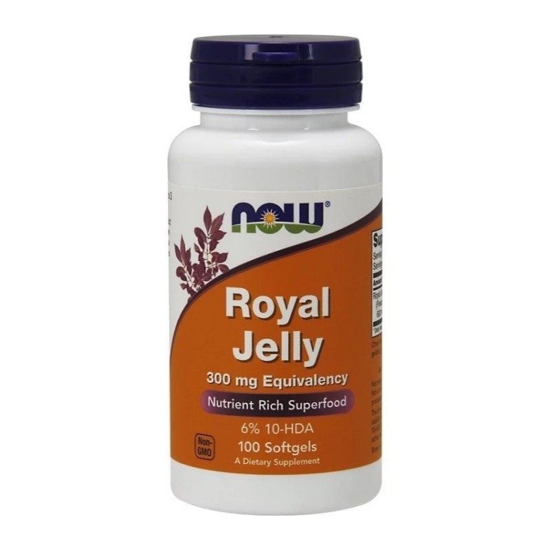 NOW FOODS Royal Jelly 300 mg 100 caps.