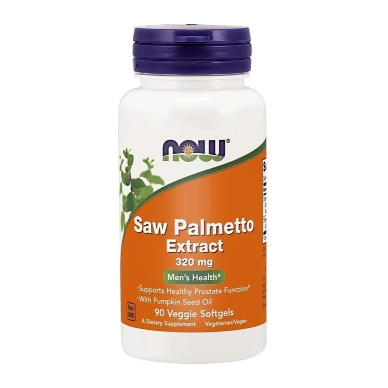 NOW FOODS Saw Palmetto Extract 320 mg 90 softgels
