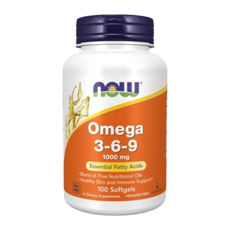 NOW Foods Omega 3-6-9 100 capsules