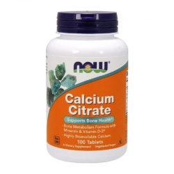 NOW Foods Calcium Citrate - 100 tablets
