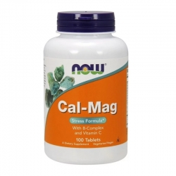 NOW Foods Cal-Mag Stress Formula - 100 tablets