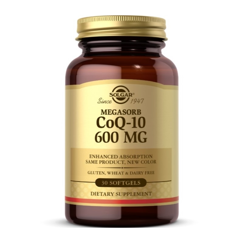 SOLGAR Megasorb CoQ10 600 mg 30 softgels.