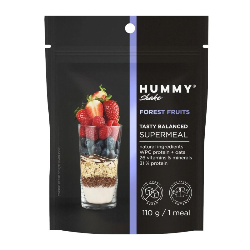 HUMMY Taste Tasty Balanced Supermeal 110 g Forrest Fruit