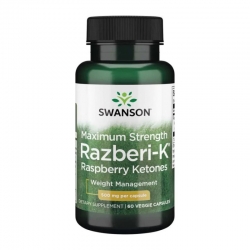 SWANSON Maximum Strength Razberi-K 500 mg 60 veg caps.