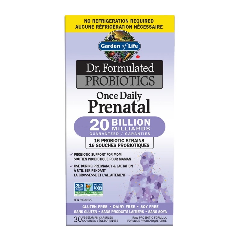 GARDEN OF LIFE Dr.Formulated Probiotics One Daily Prenatal 30 veg caps.