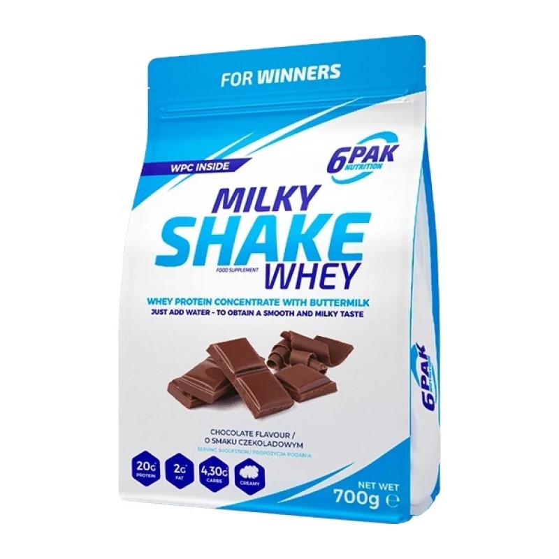 6PAK Milky Shake 700 g Czekolada