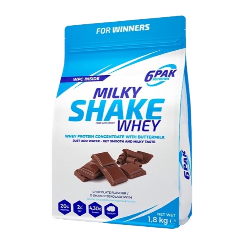 6PAK Milky Shake 1800 g Czekolada